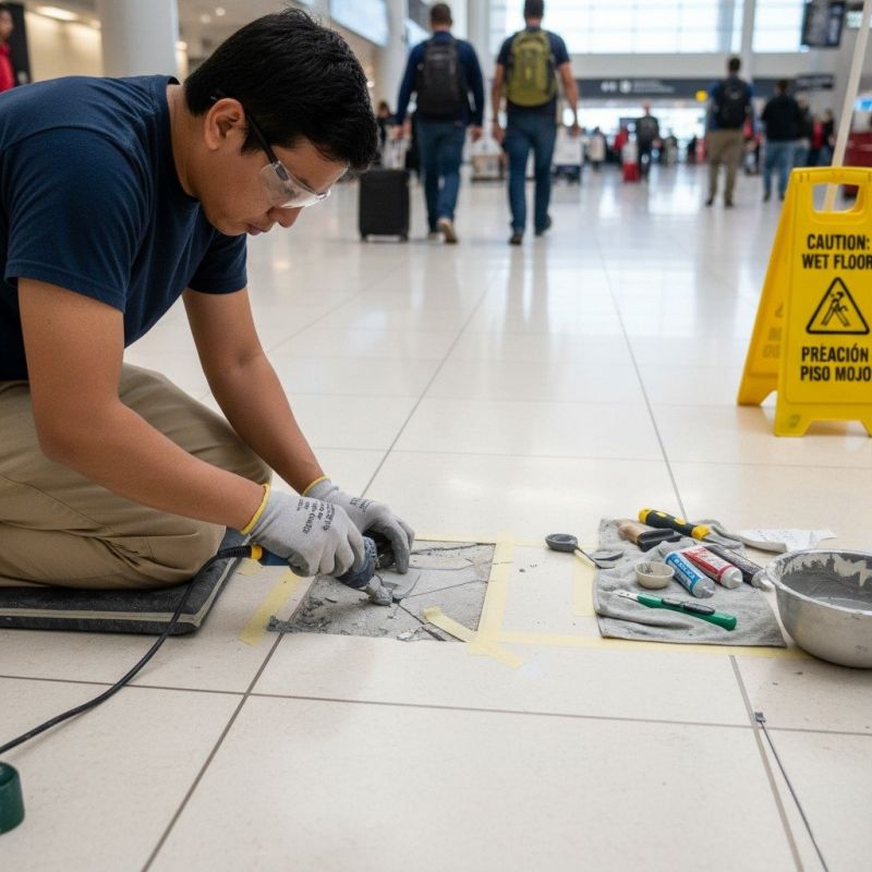 Tile Floor Repair