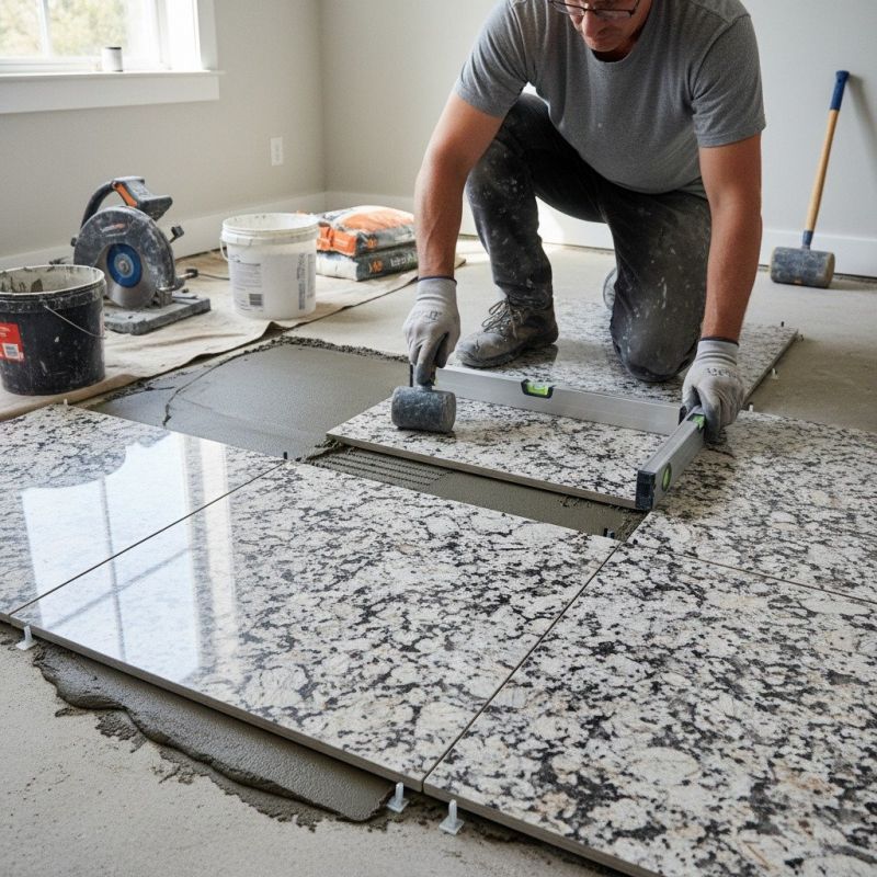 Slate Floor Installation in Kansas City, KS