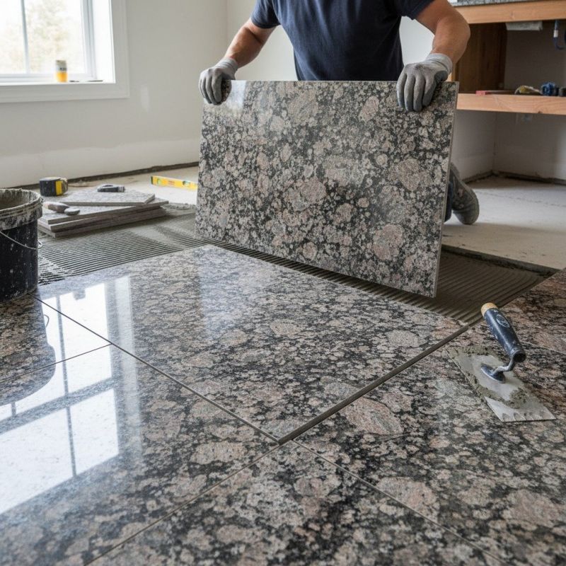 Terrazzo Tile Installation in Olathe, KS