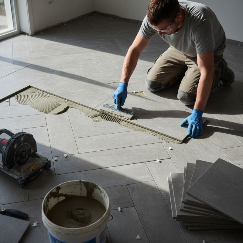 Tile Floor Renovation in Annapolis, MD