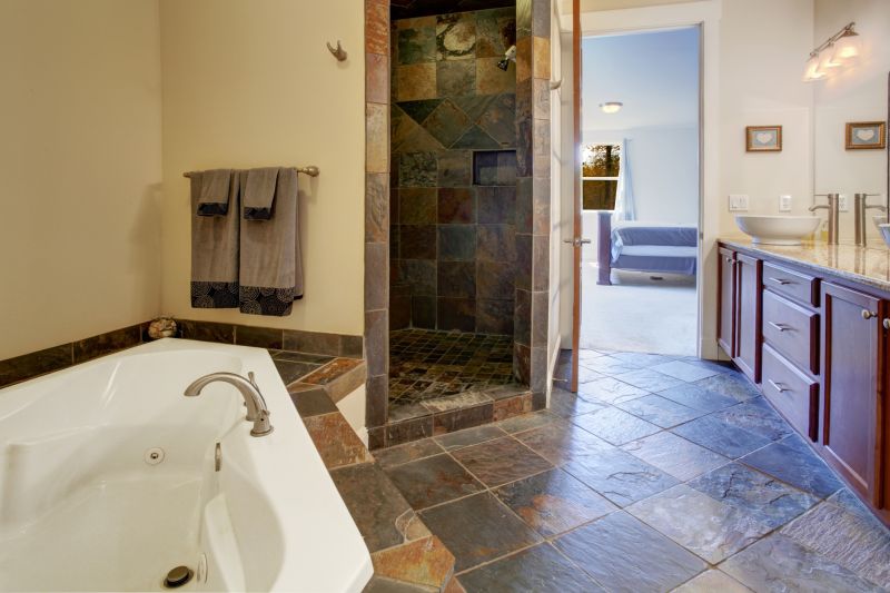 Tile Shower Floor Installation in Conroe, TX