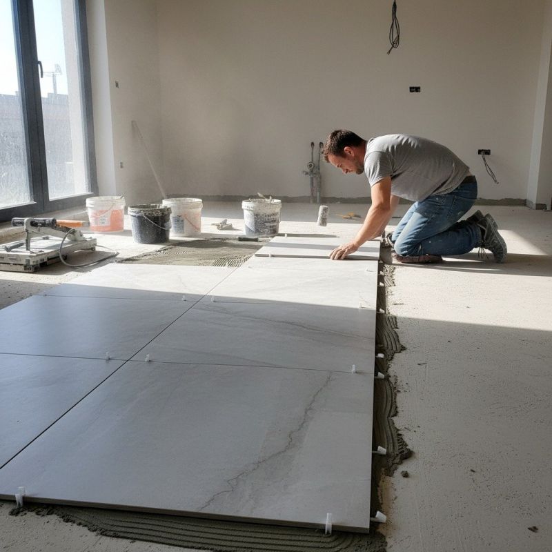 Travertine Floor Installation in Frederick, MD