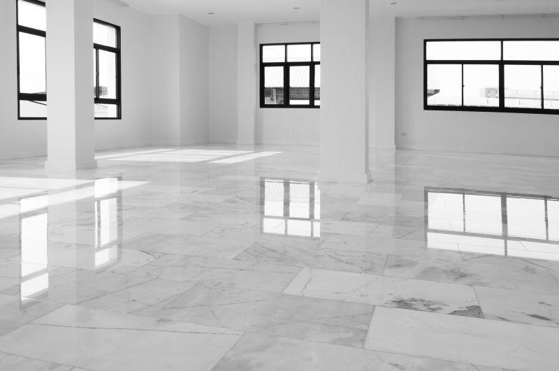 White Marble Tile Installation in Overland Park, KS